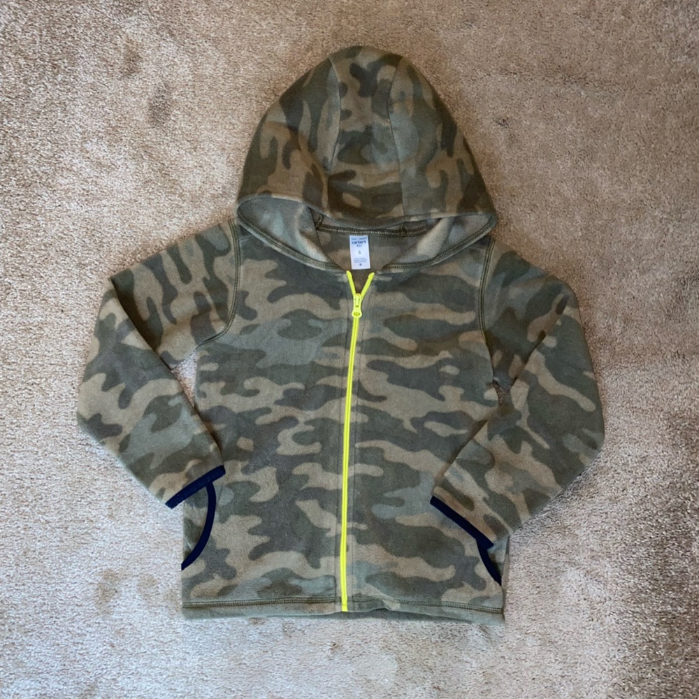 Camouflage Fleece Jacket